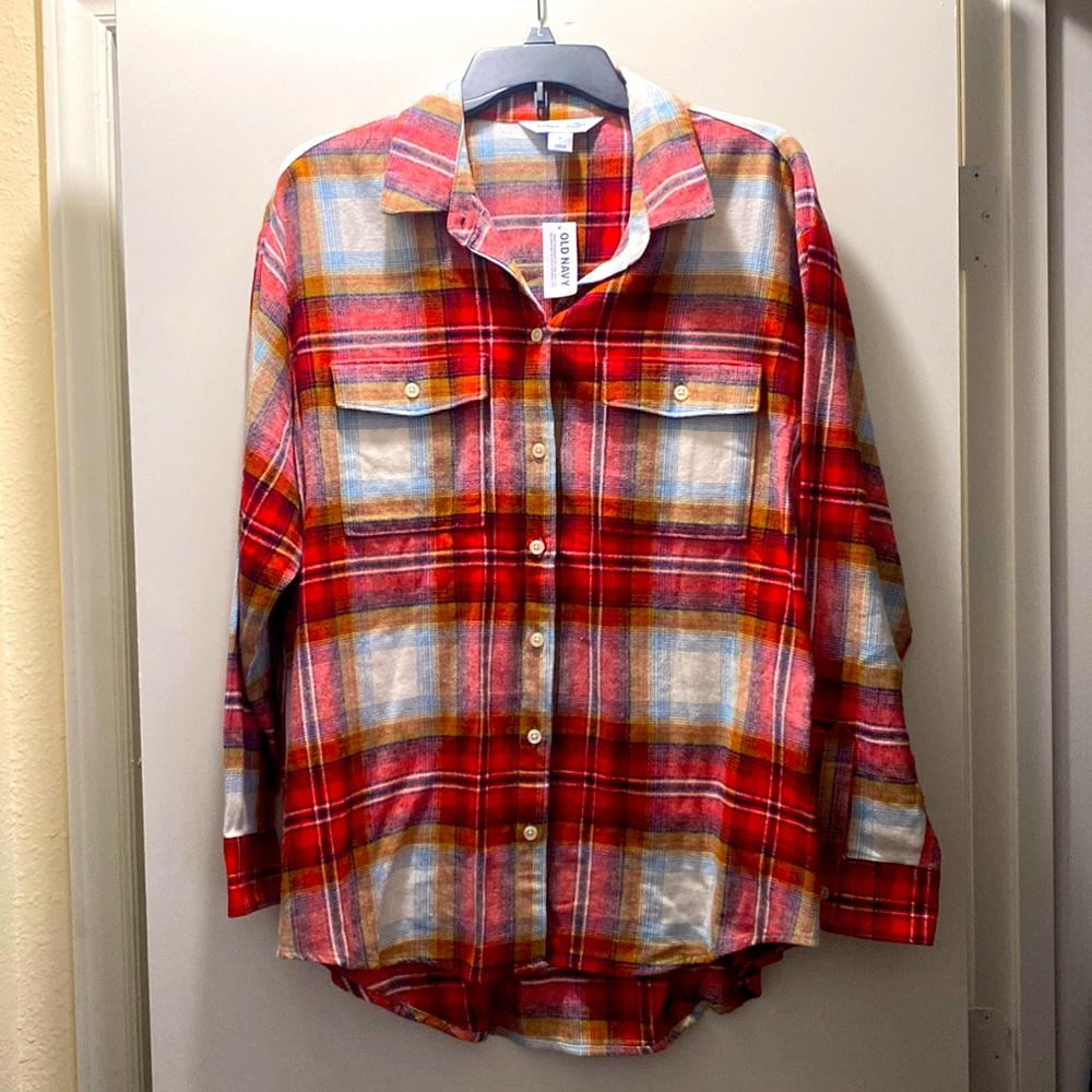 Plaid Old Navy Button down